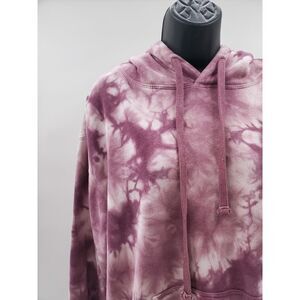 Fashion Nova Hoodie Sweatshirt Lavender White Tie Dye Size‎ Large